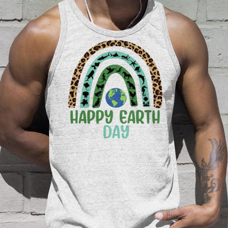 Wild And Sea Animals Happy Earth Day Rainbow Unisex Tank Top Gifts for Him