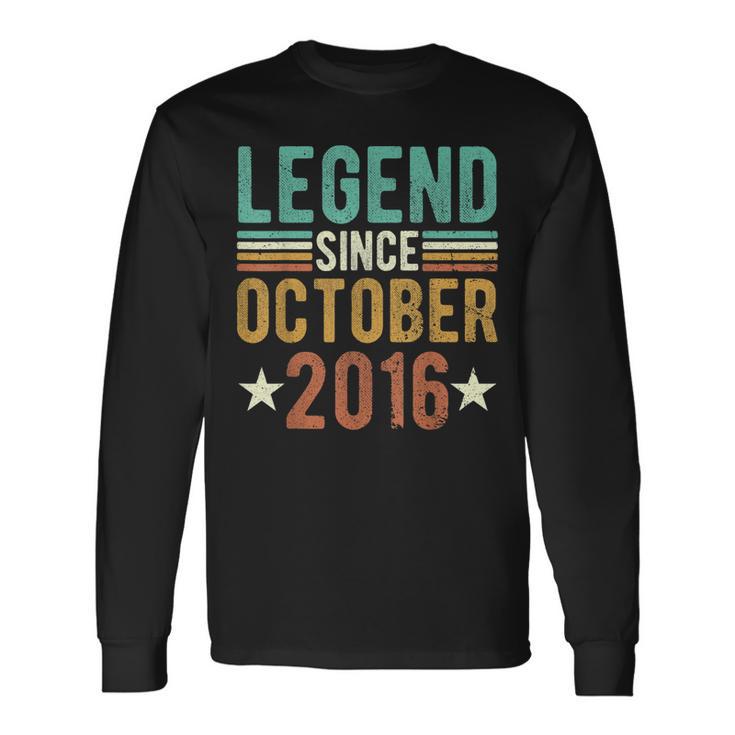 06 Years Old Legend Since Oktober 2016 Trikot 6 Jahr Langarmshirts Geschenkideen