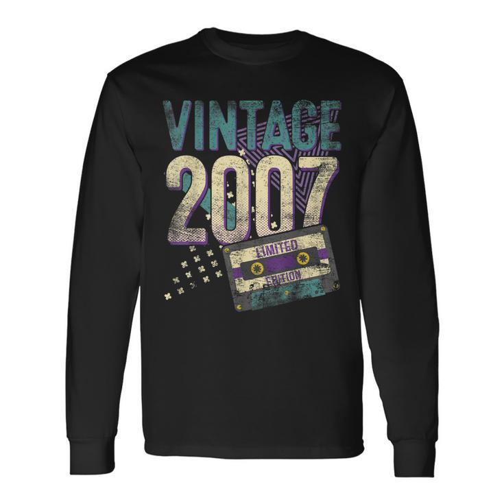 16 Year Old Vintage 2007 Limited Edition 16Th Birthday V2 Long Sleeve T-Shirt