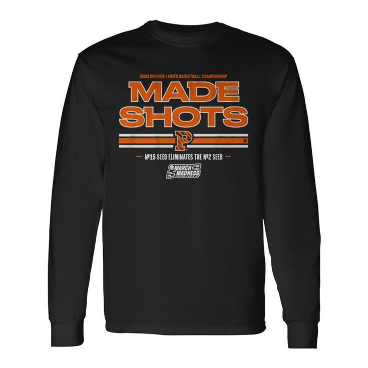 2023 Division Men’S Basketball Champions Made Shoes Seed Eliminates The N2 Seed March Madness Long Sleeve T-Shirt T-Shirt