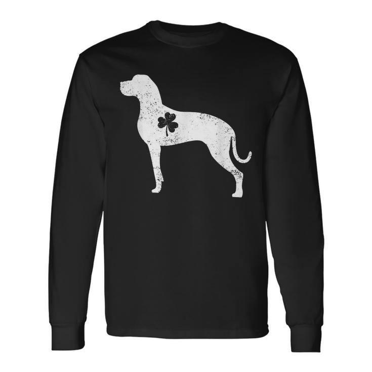 Great Dane Shamrock T  Dog Lover St Patricks Day Gifts  Unisex Long Sleeve