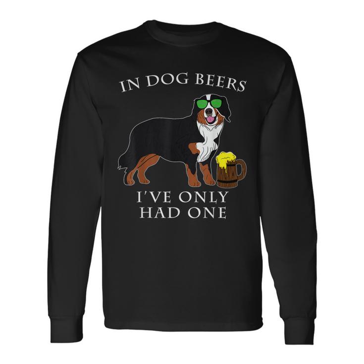 Bernese Mountain Dog T  Irish St Patrick Day Unisex Long Sleeve