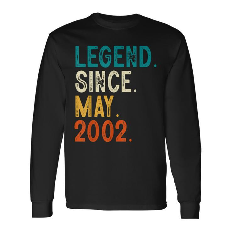 21 Year Old Legend Since May 2002 21St Birthday Long Sleeve T-Shirt T-Shirt