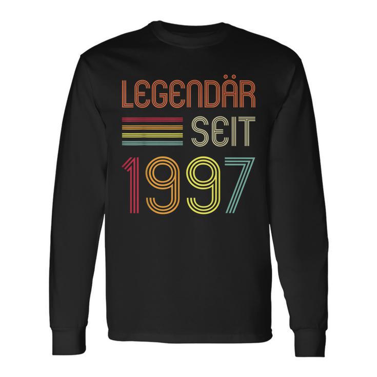 25 Geburtstag Legendär Seit 1997 Geschenk Langarmshirts Geschenkideen