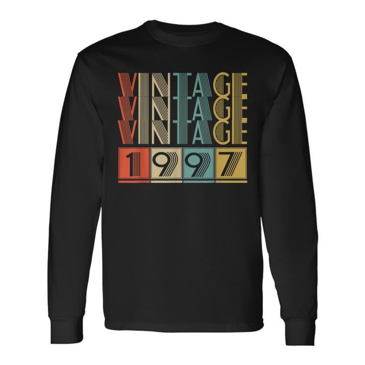 26 Year Old Gifts Made In 1997 Vintage 1997 26Th Birthday  Men Women Long Sleeve T-shirt Graphic Print Unisex