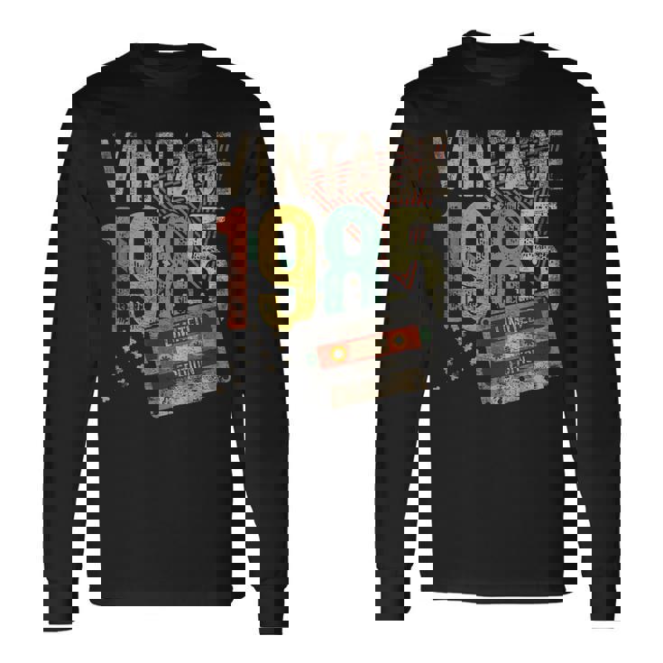38 Year Old Vintage 1985 Limited Edition 38Th Birthday Long Sleeve T-Shirt Gifts ideas