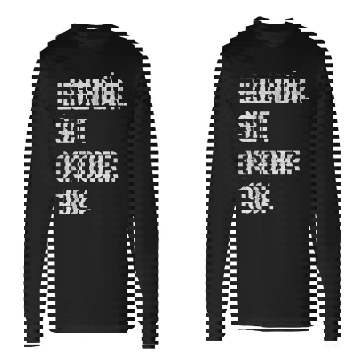 39 Geburtstag Geschenk 39 Jahre Legendär Seit Oktober 1984 Langarmshirts Geschenkideen