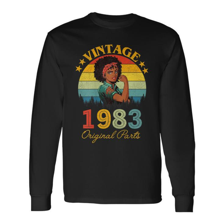 40 Year Old Awesome Since 1983 40Th Birthday Women V2 Long Sleeve T-Shirt