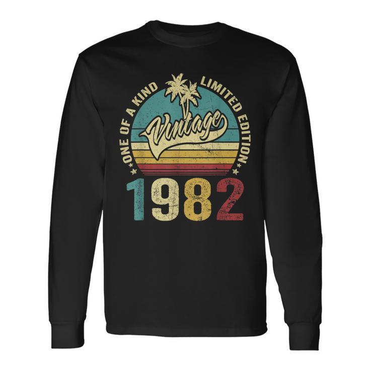 41 Birthday Vintage 1982 One Of A Kind Limited Edition Long Sleeve T-Shirt