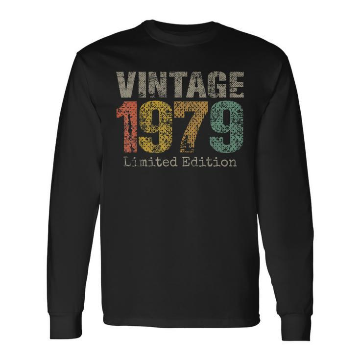 44 Year Old Vintage 1979 Limited Edition 44Th Birthday Long Sleeve T-Shirt