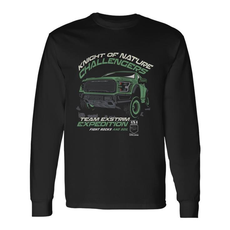 4X4 Challengers Desert Car Long Sleeve T-Shirt