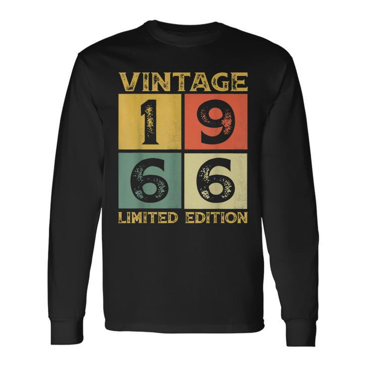 57 Year Old Vintage 1966 Limited Edition 57Th Bday Long Sleeve T-Shirt