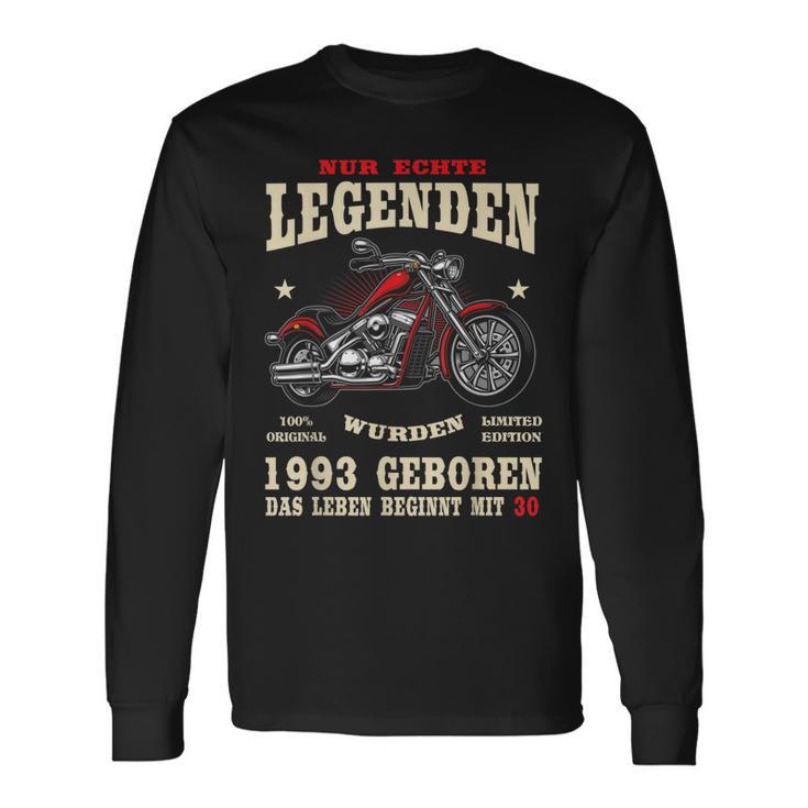 60. Geburtstag Biker Langarmshirts, Motorrad Chopper 1963 Motiv für Männer Geschenkideen