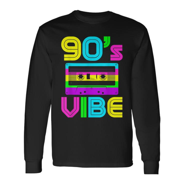90S Vibe Vintage 1990S Music 90S Costume Party Sixties Long Sleeve T-Shirt