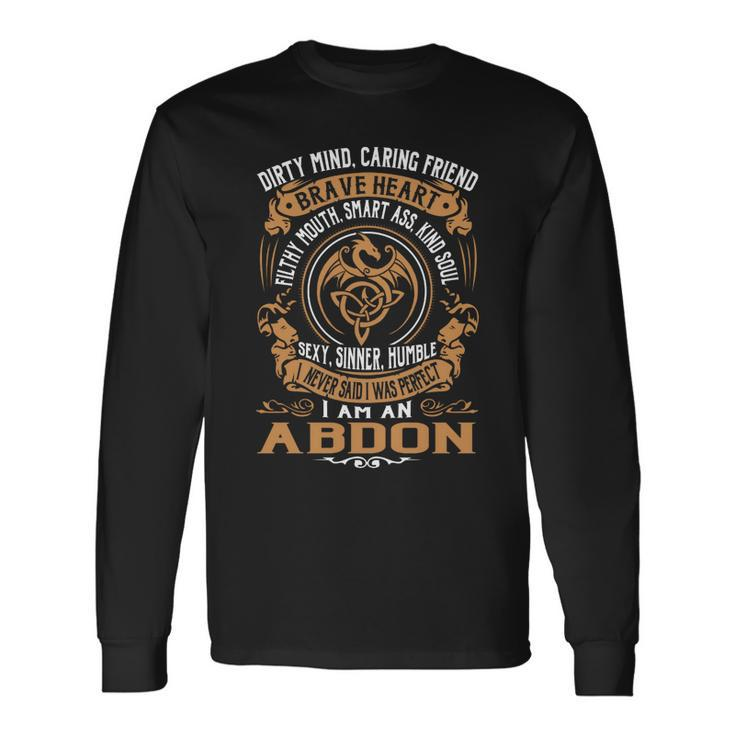 Abdon Brave Heart Long Sleeve T-Shirt