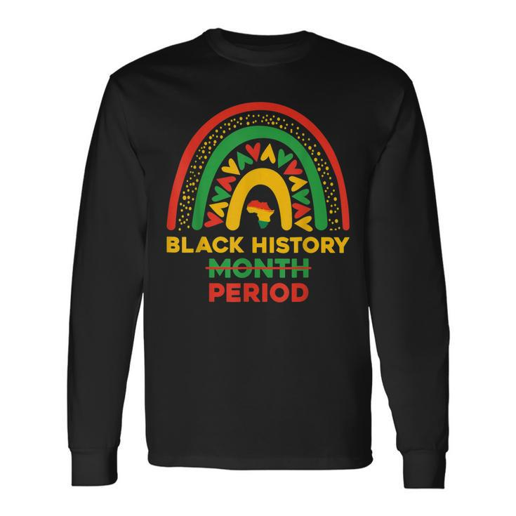 African Black History Month Negro History Week Celebration Long Sleeve T-Shirt