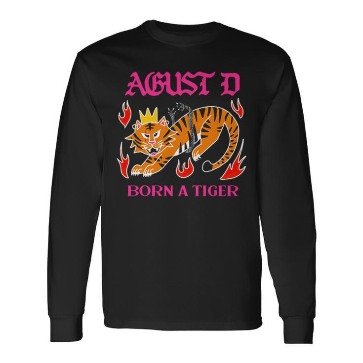 Agust D Born Tiger Long Sleeve T-Shirt T-Shirt