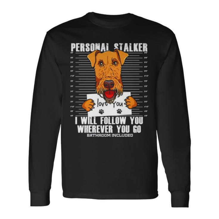 Airedale Terrier Dog Lover Long Sleeve T-Shirt