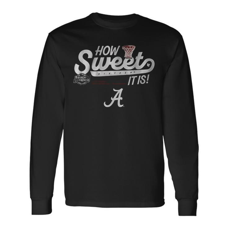 Alabama Men’S Basketball Sweet Sixteen Long Sleeve T-Shirt T-Shirt Gifts ideas