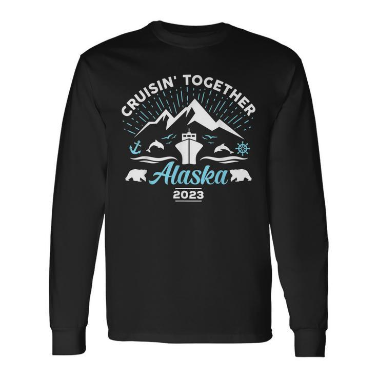 Alaska Cruise 2023 Friends Group Travel Matching Long Sleeve T-Shirt T-Shirt