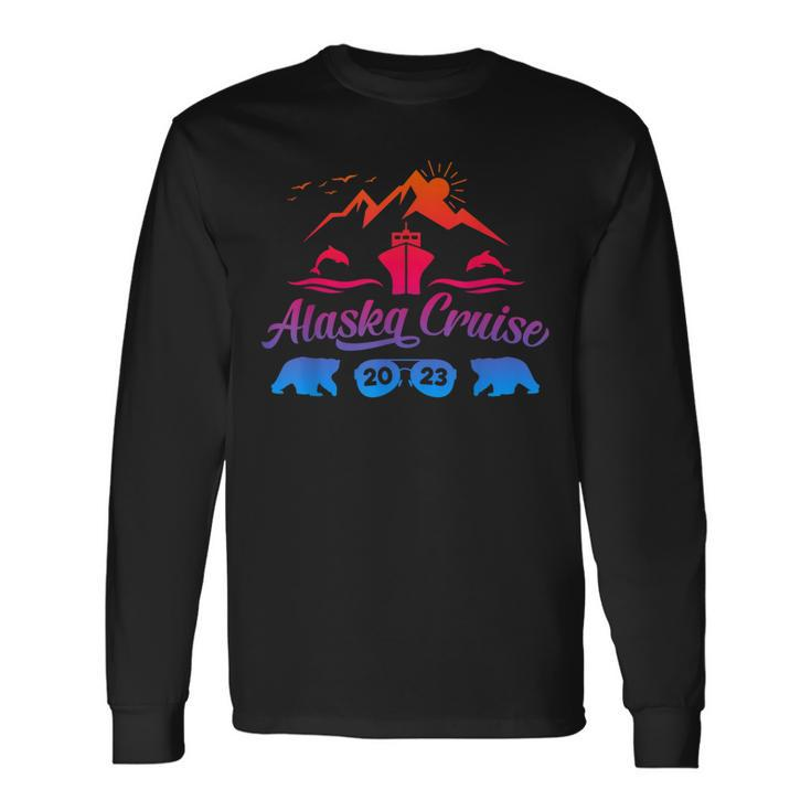 Alaska Cruise 2023 Summer Vacation Travel Matching Long Sleeve T-Shirt T-Shirt Gifts ideas