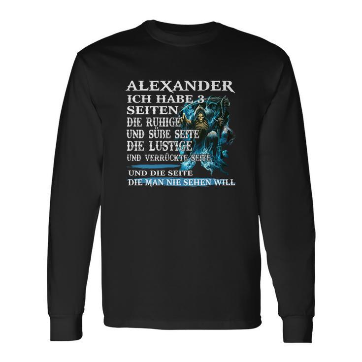 Alexander Langarmshirts personalisiert, mit Drachen & lustigem Spruch Geschenkideen