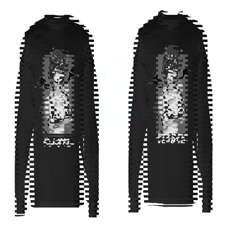 Anime Waifu Hentai Anime Lover Anime Girl Japanese Aesthetic Long Sleeve T-Shirt