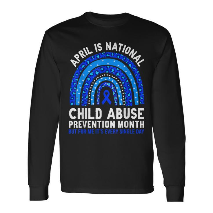 April Is National Child Abuse Prevention Awareness Month Long Sleeve T-Shirt T-Shirt