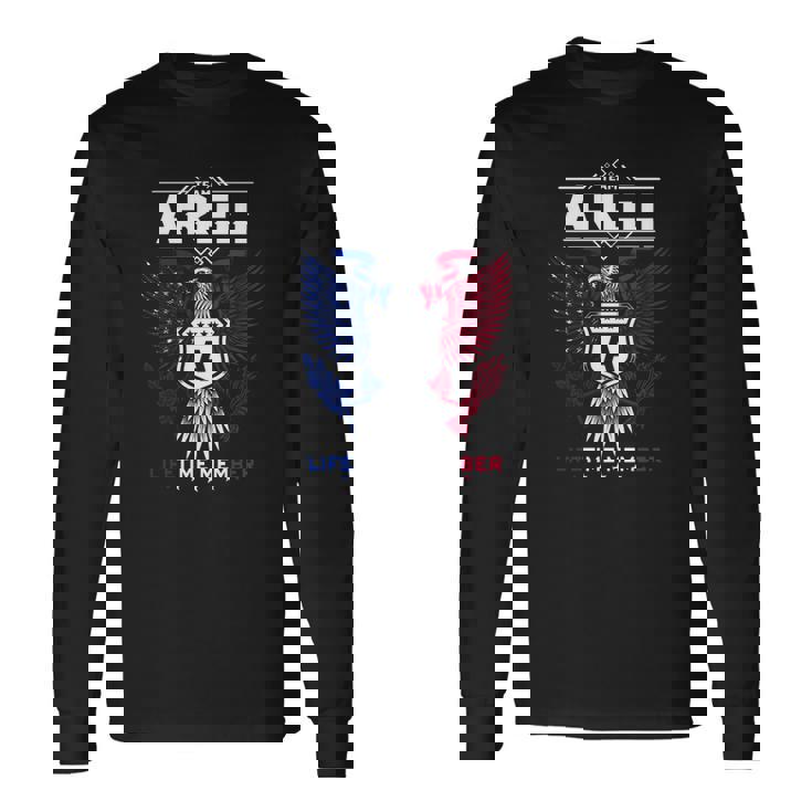 Areli Name Areli Eagle Lifetime Member G Long Sleeve T-Shirt Gifts ideas