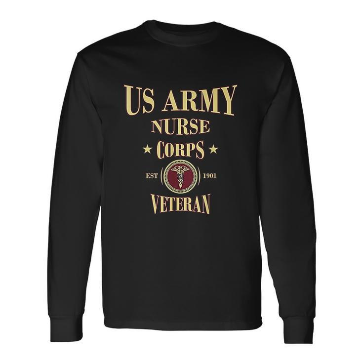 Army Nurse Hospital Veteran Us Army Medical Hospital Men Women Long Sleeve T-Shirt T-shirt Graphic Print