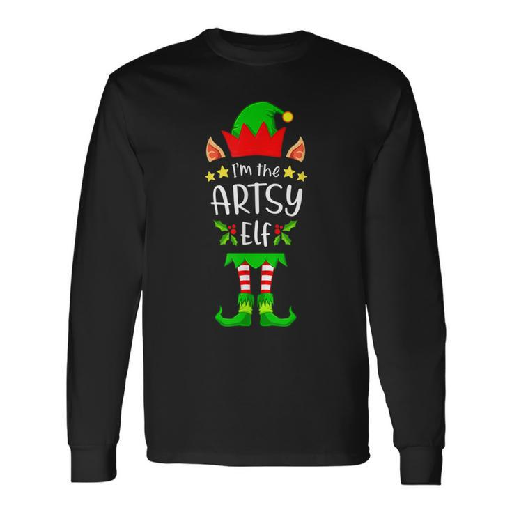 Im The Artsy Elf Matching Elf Squad Long Sleeve T-Shirt T-Shirt