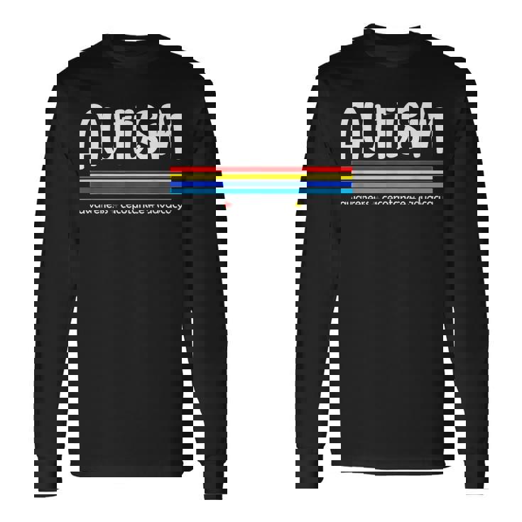 Autism Awareness Acceptance Advocacy Autism Awareness Month Long Sleeve T-Shirt T-Shirt Gifts ideas