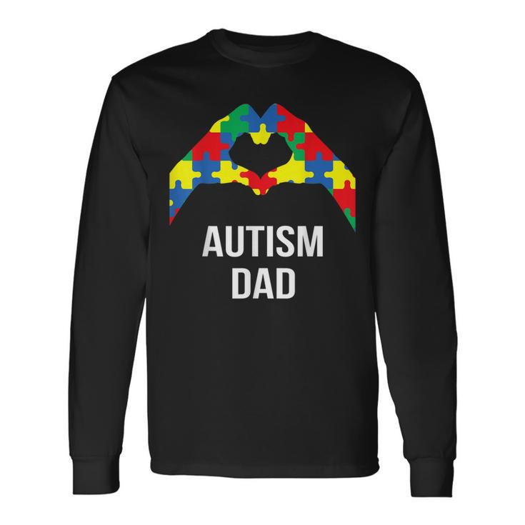 Autism Dad Its Ok To Be Different Autism Awareness Month Long Sleeve T-Shirt T-Shirt