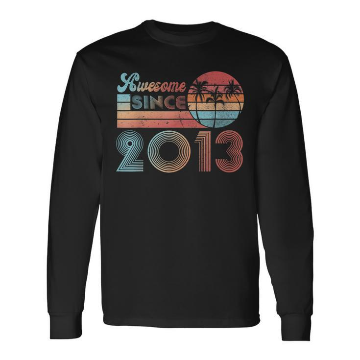 Awesome Since 2013 10 Years Old 10Th Birthday Long Sleeve T-Shirt Gifts ideas