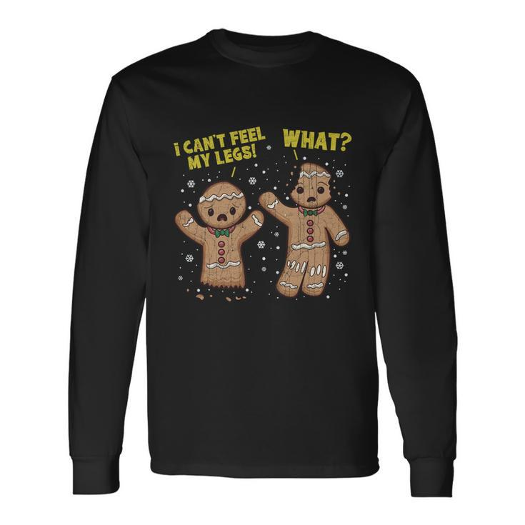 Baking Gingerbread Ugly Christmas Holiday Cool Long Sleeve T-Shirt Gifts ideas