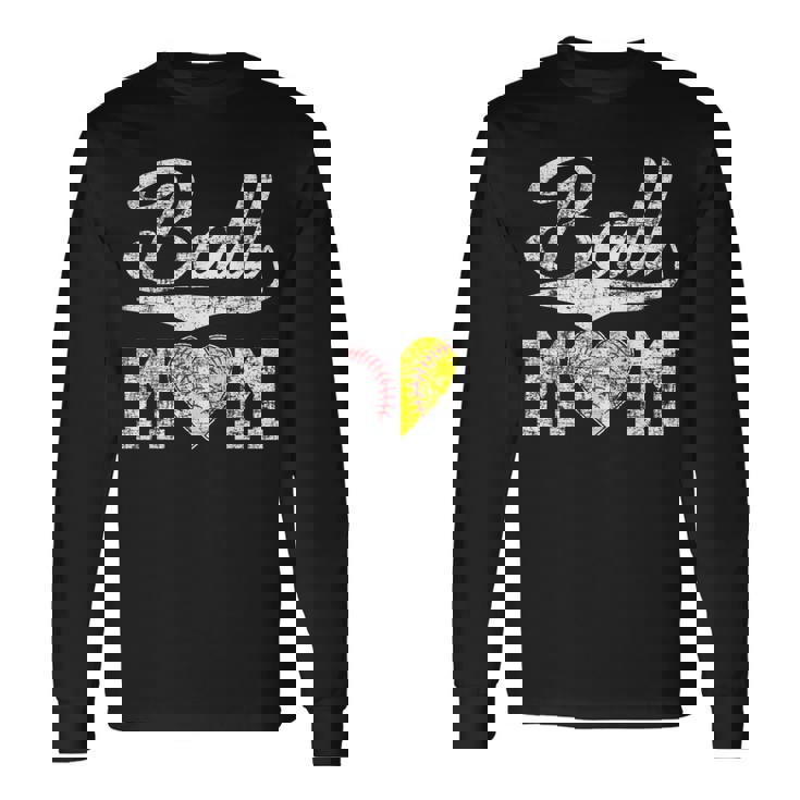 Ball Mom Baseball Softball Heart Sport Lover Men Women Long Sleeve T-Shirt T-shirt Graphic Print Gifts ideas Ball Mom Baseball Softball Heart Sport Lover Men Women Long Sleeve T-Shirt T-shirt Graphic Print Gifts ideas