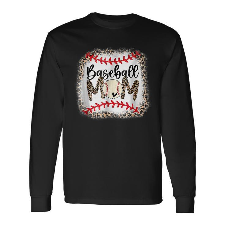 Baseball Mom Leopard Softball Mom 2023 Long Sleeve T-Shirt