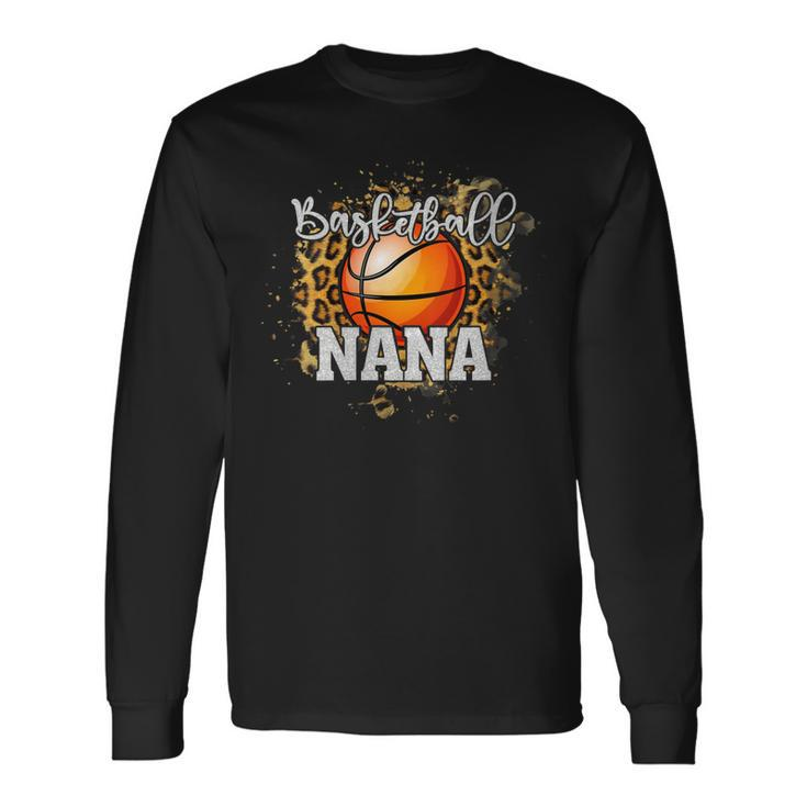 Basketball Nana Vintage Basketball Matching Long Sleeve T-Shirt
