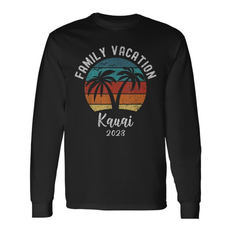 Beach Trip Matching Vacation 2023 Kauai Long Sleeve T-Shirt