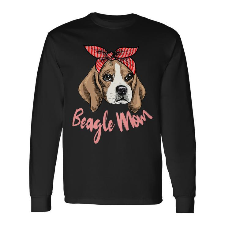 Beagle Dog Mom Beagles Dog Lover 93 Beagles Long Sleeve T-Shirt