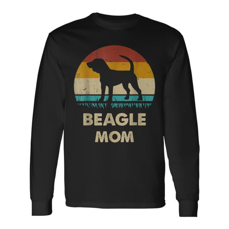 Beagle Mom Beagle Dog Vintage Long Sleeve T-Shirt