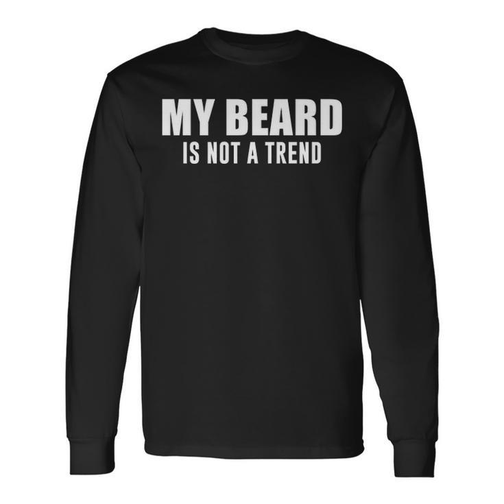 My Beard V4 Men Women Long Sleeve T-Shirt T-shirt Graphic Print