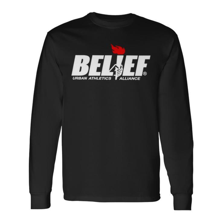 Belief Urban Athletics Alliance Long Sleeve T-Shirt Gifts ideas