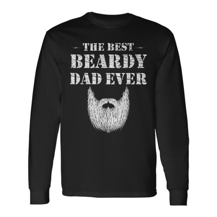 The Best Beardy Dad Ever Birthday For A Daddy Long Sleeve T-Shirt T-Shirt