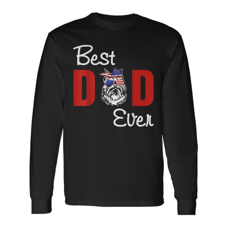 Best Brussels Griffon Dad Ever Dog Fathers Day Long Sleeve T-Shirt T-Shirt
