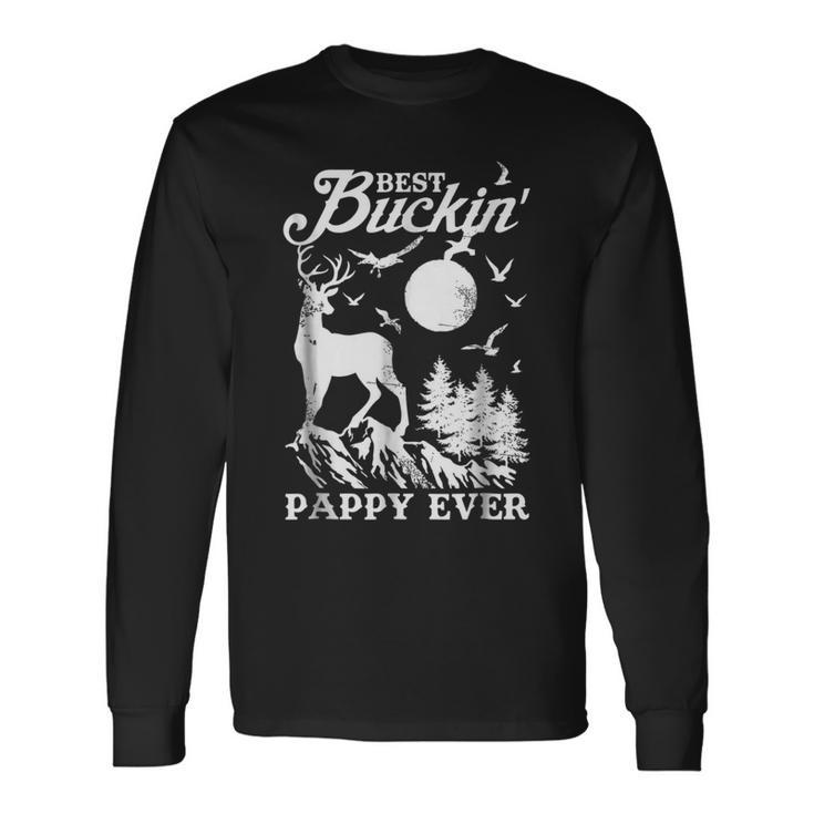 Best Buckin Pappy Ever Deer Hunting Fathers Day Long Sleeve T-Shirt T-Shirt