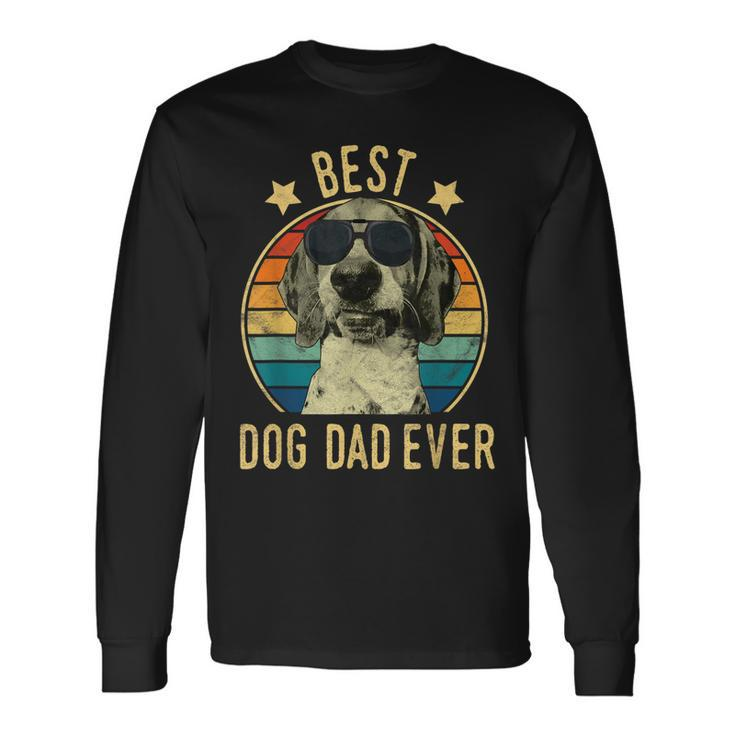 Best Dog Dad Ever Treeing Walker Coonhound Fathers Day Long Sleeve T-Shirt T-Shirt