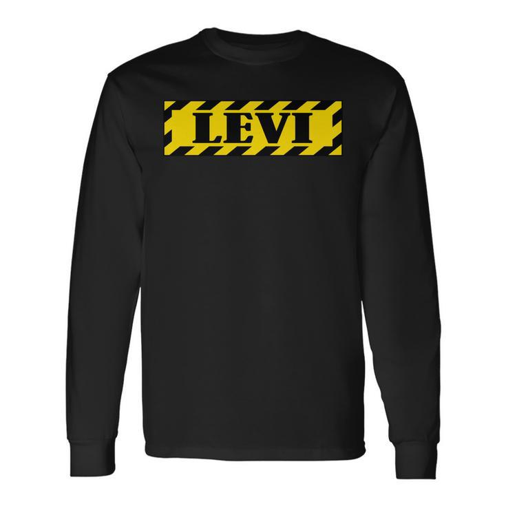 Best Named Levi Boy Name Long Sleeve T-Shirt