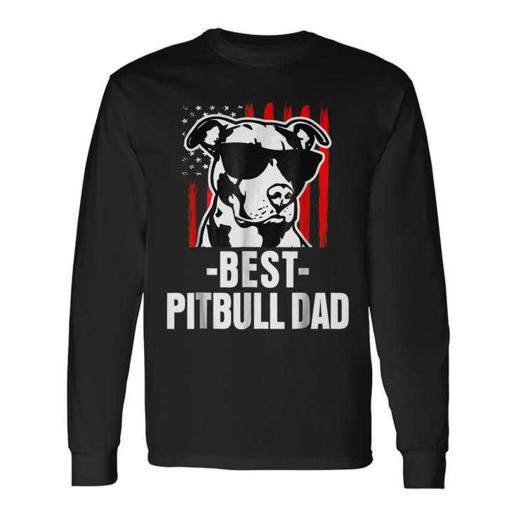 Best Pitbull Dad American Pit Bull Long Sleeve T-Shirt T-Shirt Gifts ideas