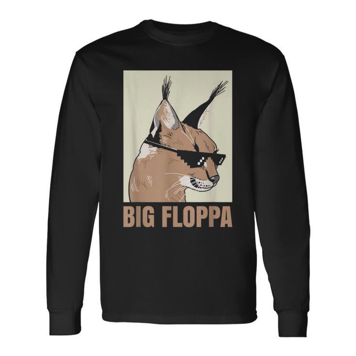 Big Floppa Caracal Cat Meme LOVE t-shirt, Branco : : Moda